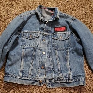 Vintage Jean jacket stranger things